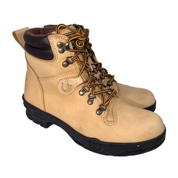 Roper Kiltie Horseshoe 217-360-605 Riding Boot Size 10 Hiking Western Cowgirl - Picture 1 of 14